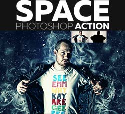 极品PS动作－科幻空间：Space Photoshop Action